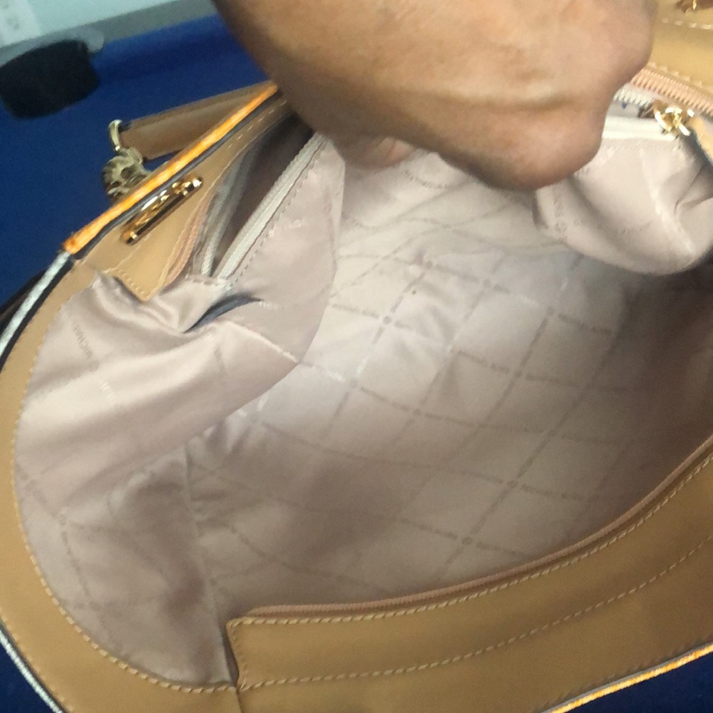 Michael Kors Orange and Brown Women's Bag (Excellent care!) - Picture 7 of 13